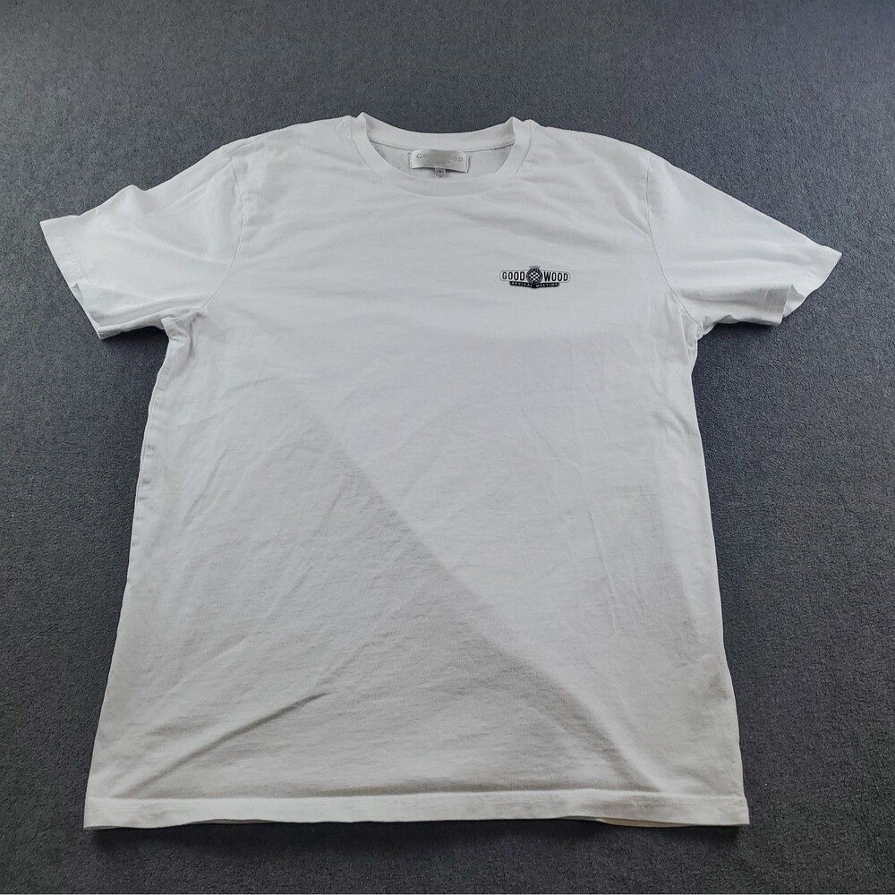 Goodwood England Revival Tshirt Road Racing Men’s Size Large White